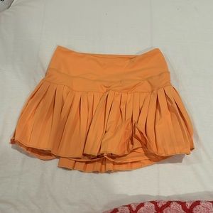 Orange gold henge skirt